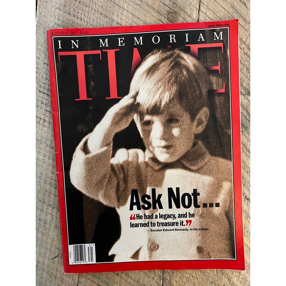 Time Magazine August 2 1999‎ JFK Jr In Memoriam Vintage Good Condition News